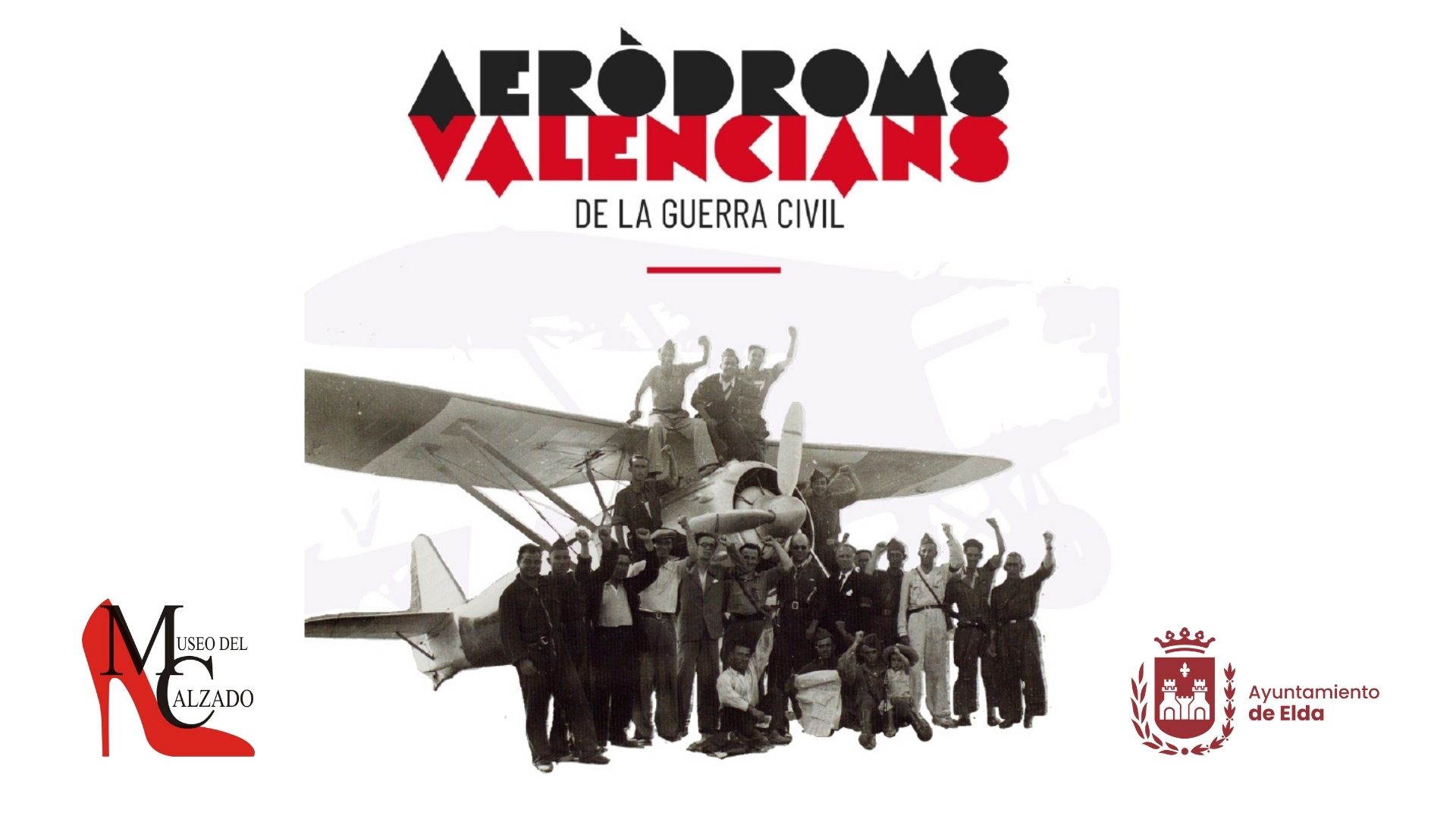 El Museo del Calzado acoge una exposición sobre los aeródromos ubicados en territorio valenciano durante la Guerra Civil