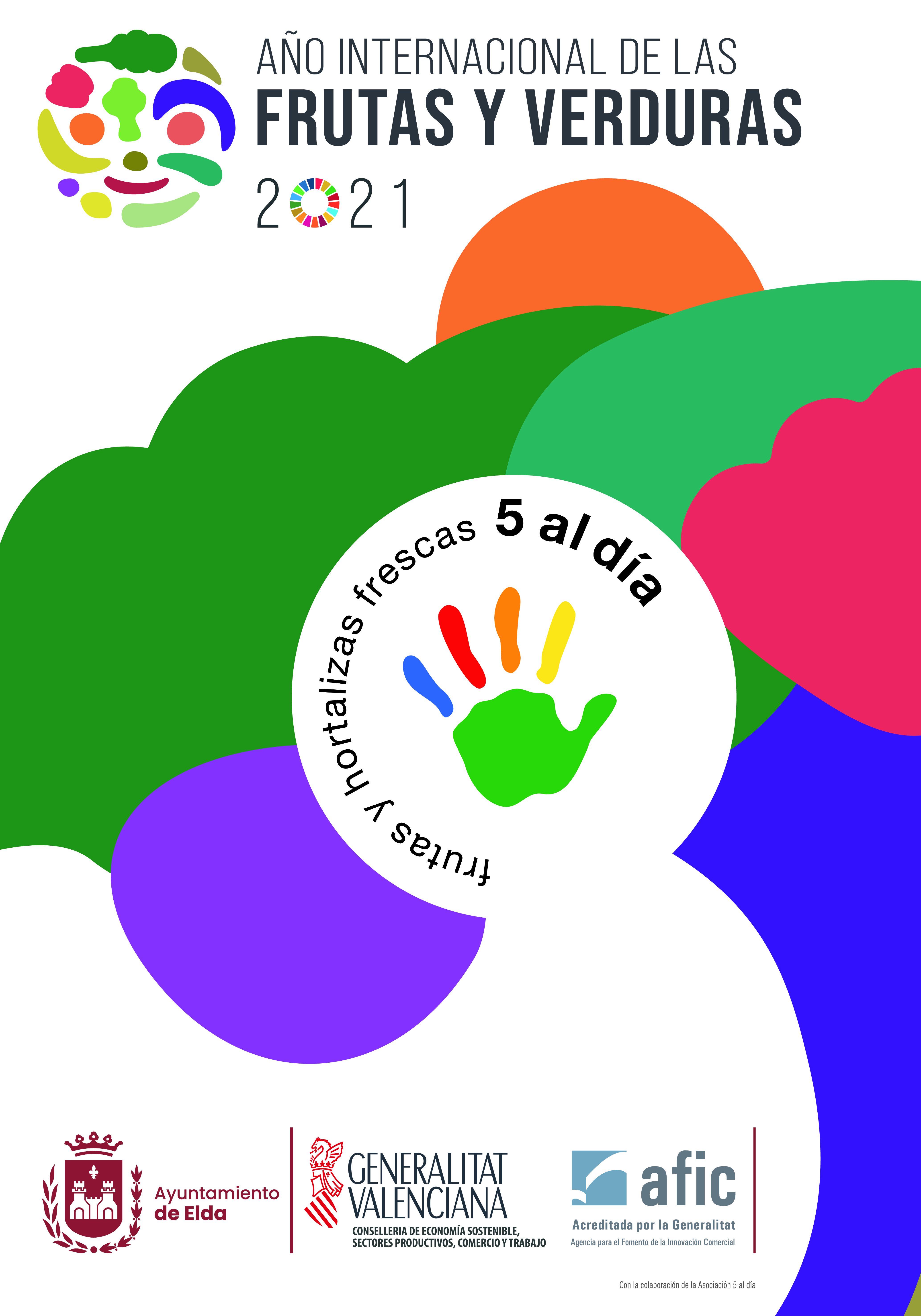 El Ayuntamiento de Elda inicia una campaña para fomentar el consumo de frutas y verduras frescas