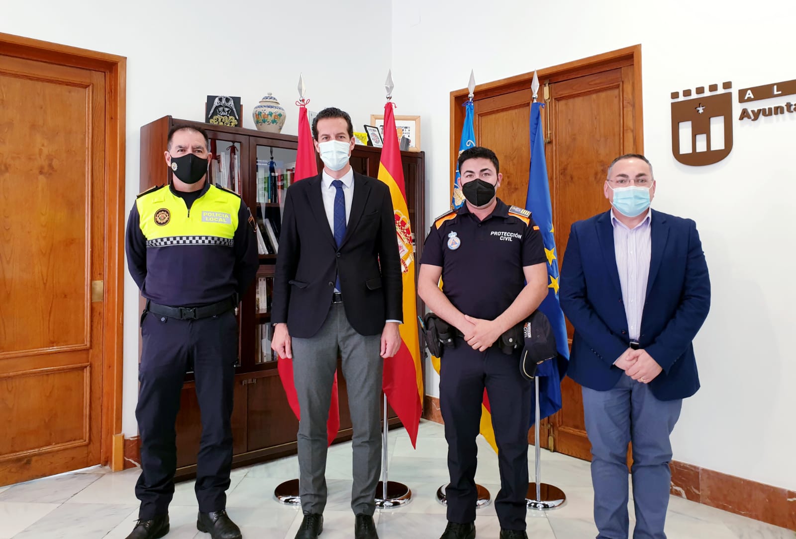 Sergio Requena, nuevo jefe de la Agrupación de Voluntarios de Protección Civil de Elda