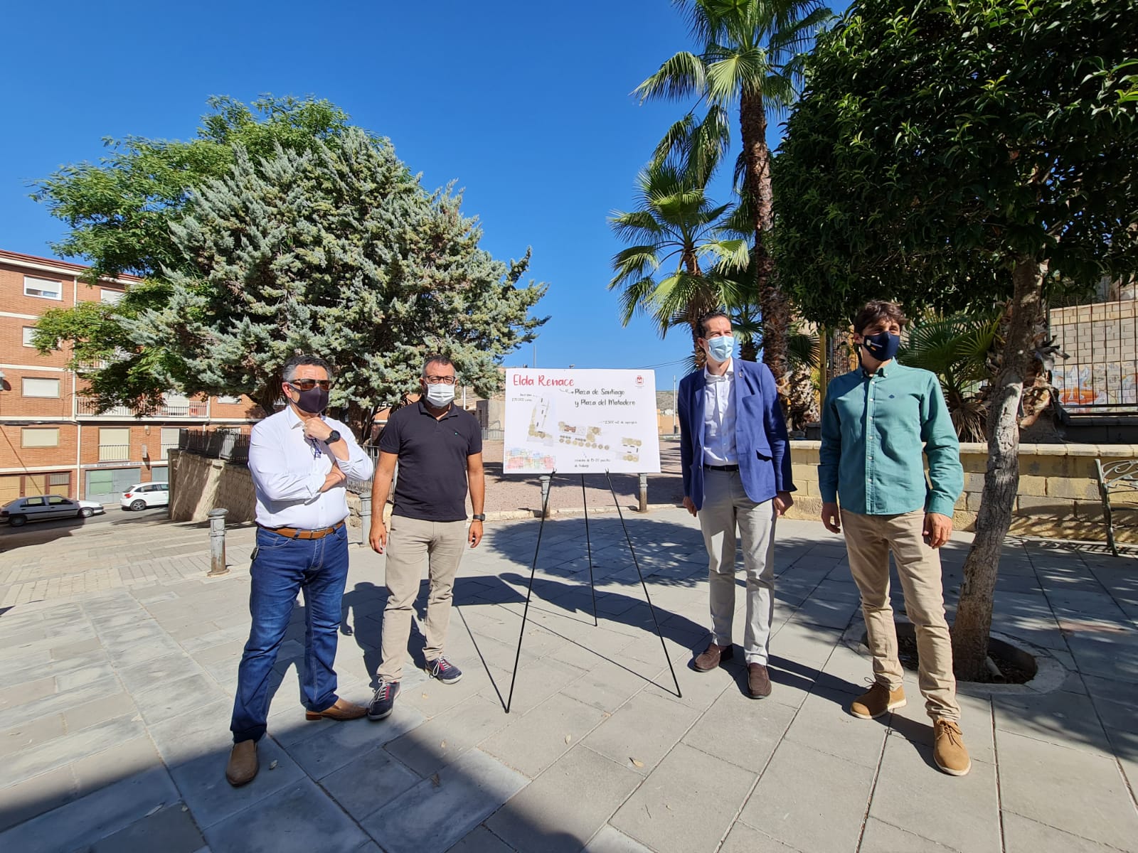 El Ayuntamiento de Elda remodelará las plazas de Santiago y del Matadero a través del ‘Plan Elda Renace’ para revitalizar el casco antiguo