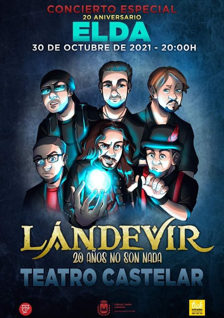 El Teatro Castelar acoge este sábado el concierto de conmemoración del 20 aniversario del grupo eldense de rock Lándevir