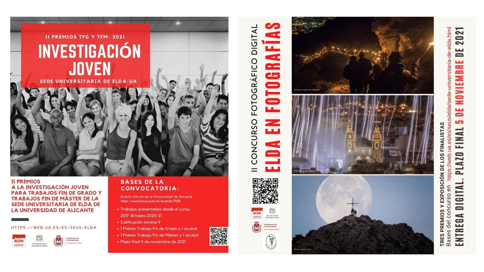 La Sede Universitaria de la UA en Elda pone en marcha la segunda edición de los concursos ‘Investigación Joven’ y ‘Elda en Fotografías’