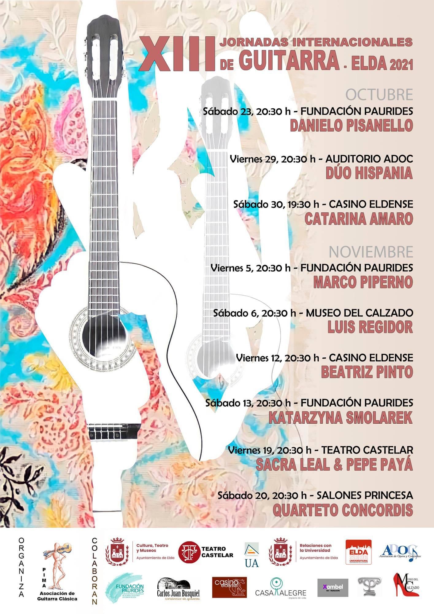 Las Jornadas Internacionales de Guitarra de Elda celebran su edición número 13 retomando los conciertos con público