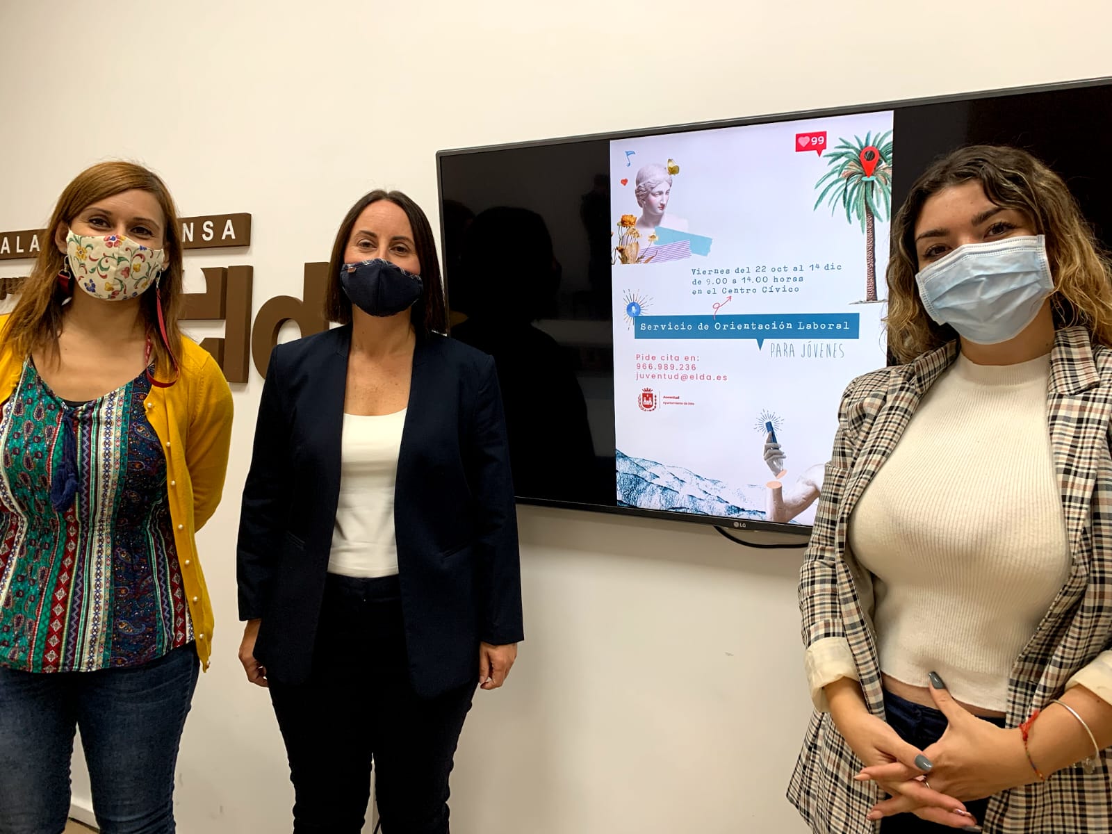 El Ayuntamiento de Elda organiza un servicio de orientación laboral orientado a jóvenes