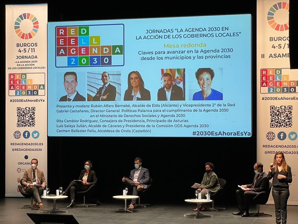 Rubén Alfaro participa en la II Asamblea de la Red de Entidades Locales para la Agenda 2030 que se celebra en Burgos