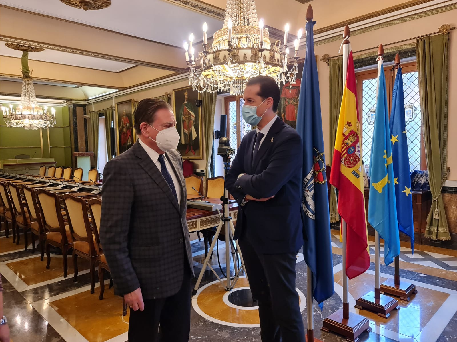 La delegación de Elda se desplaza a Oviedo para comprobar la apuesta de la capital asturiana por la creación de zonas de baja emisión