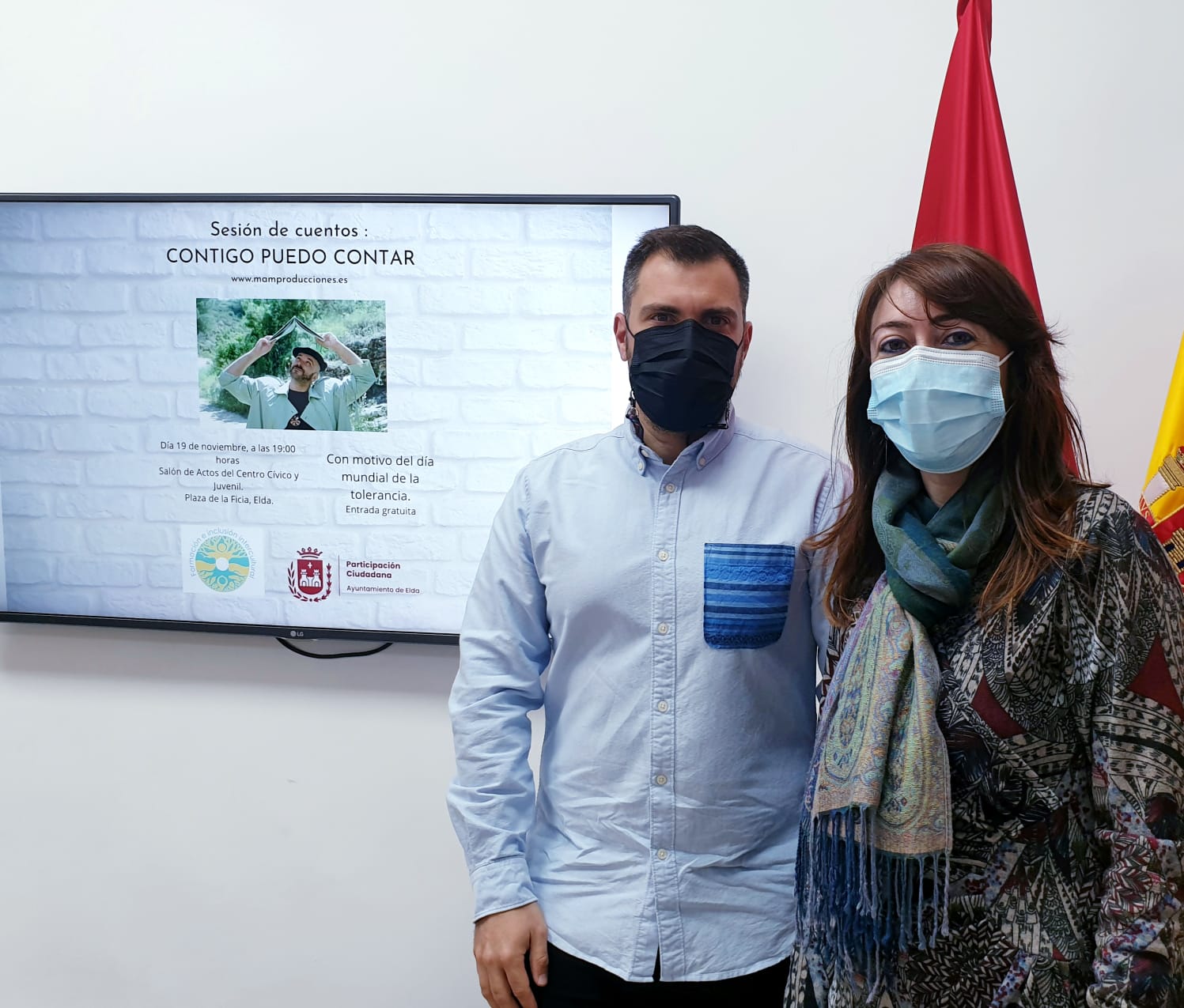 La Concejalía de Participación Ciudadana organiza una sesión de cuentos titulada ‘Contigo puedo contar’ con motivo del Día Mundial de la Tolerancia