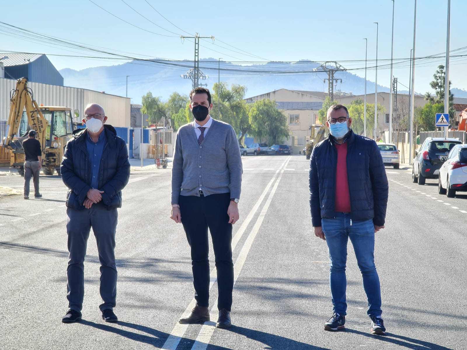 El Ayuntamiento de Elda refuerza su apuesta por la modernización del Polígono Industrial Campo Alto a través de la remodelación integral realizada en la calle Alemania