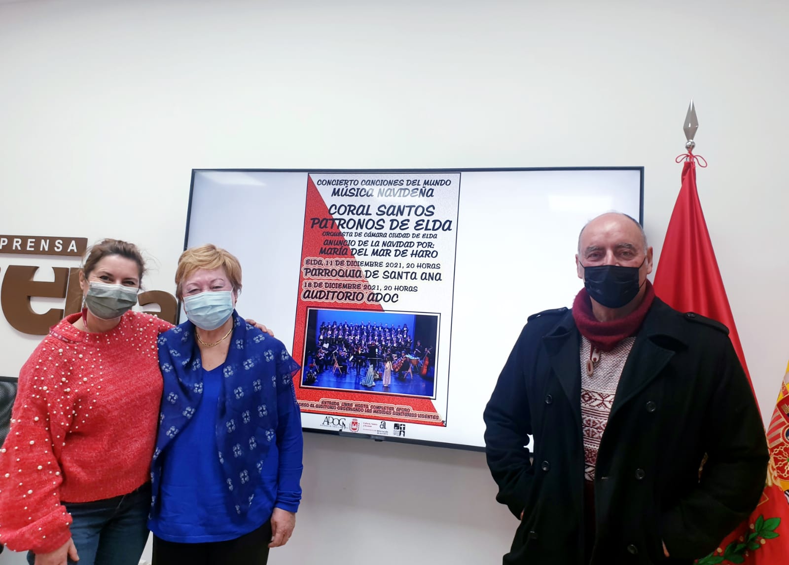 La Coral de los Santos Patronos de Elda retoma el Concierto de Música Navideña
