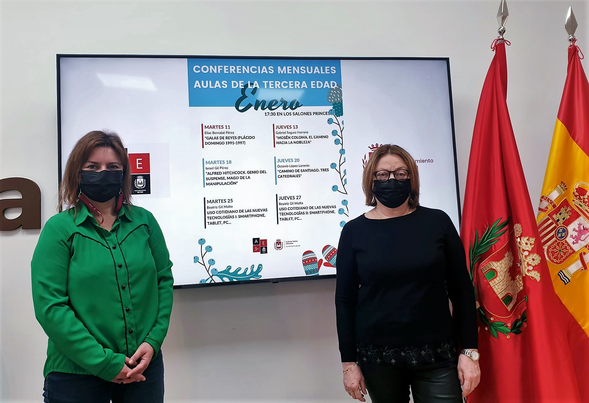 Aulas de Mayores de Elda retoma las actividades en enero con un nuevo ciclo de conferencias en los Salones Princesa