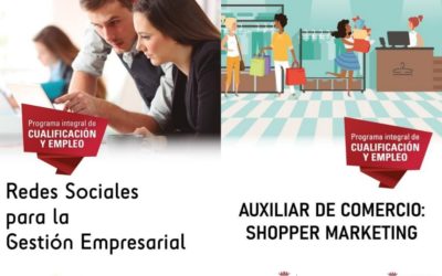 El Ayuntamiento de Elda ofrece dos nuevos cursos de formación de la Cámara de Comercio destinados a jóvenes eldenses sin empleo