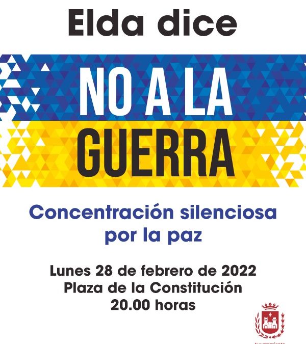 El alcalde Rubén Alfaro recibe mañana en el Ayuntamiento a ciudadanos y ciudadanas ucranianos que residen en Elda para trasladarles la solidaridad del pueblo eldense