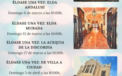 El Ayuntamiento de Elda retoma las rutas teatralizadas y visitas guiadas que recorren los momentos claves y lugares emblemáticos de la historia de la ciudad
