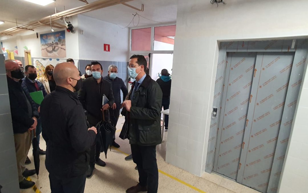 Finalizan las obras del Plan Edificant que han permitido mejorar la accesibilidad, la eficiencia  y la seguridad en el CEIP Juan Rico y Amat