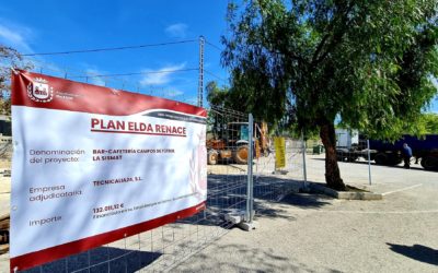 Comienzan las obras de construcción del nuevo bar-cafetería con terraza y comedor del complejo deportivo de La Sismat