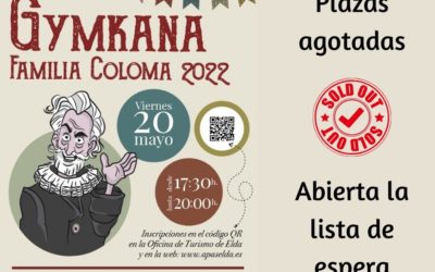Doscientas personas disfrutarán el próximo viernes 20 de mayo de la Gymkana Teatralizada de la Familia Coloma
