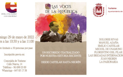 El Ayuntamiento de Elda retoma la experiencia turística teatralizada ‘Las Voces de la República’