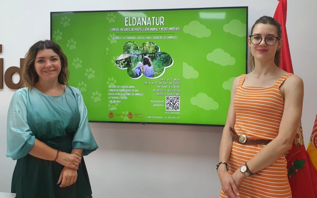 El Ayuntamiento de Elda organiza en julio un campus infantil para divulgar valores medioambientales y de protección animal