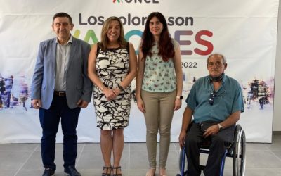 Elda celebra la Semana del Grupo ONCE con una exposición, un circuito de movilidad y una muestra pictórica de María Virtudes Esteve