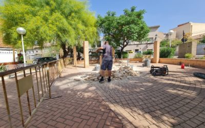 El Ayuntamiento de Elda inicia la remodelación de la plaza de La Prosperidad para mejorar la accesibilidad y rendir un homenaje a ‘El Seráfico’ en el 150 aniversario de su muerte