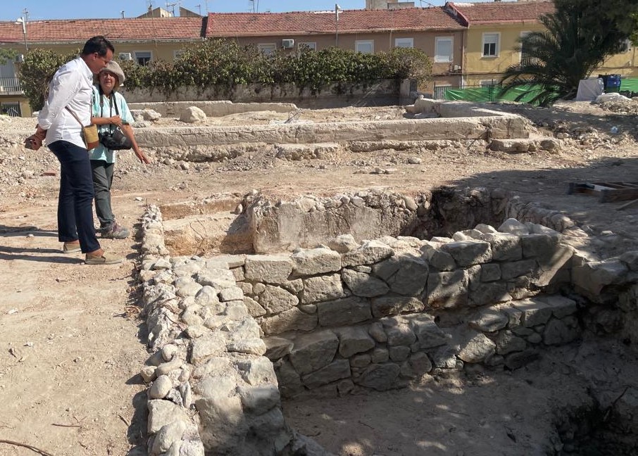 Descubierta la cripta del convento de Nuestra Señora de los Ángeles durante las catas arqueológicas previas a la construcción de la nueva escuela infantil Santa Infancia