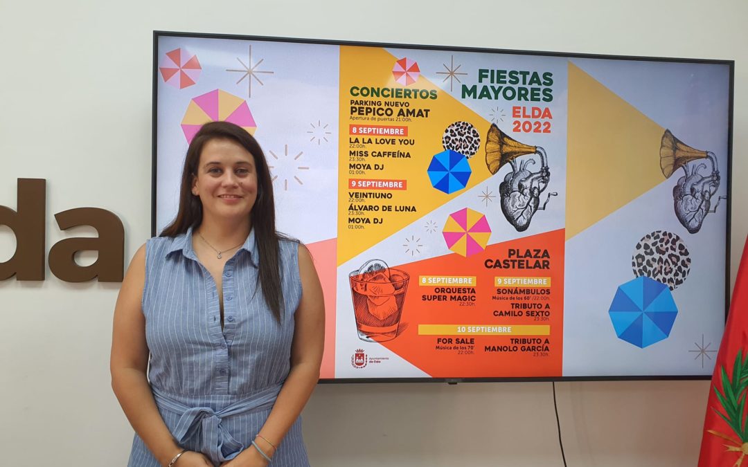 Vuelven los conciertos de Fiestas Mayores con Miss Caffeina, Álvaro de Luna y La La Love You