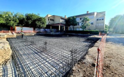 Los trabajos de mejora y modernización del CEIP Antonio Machado incluidas en el Plan Edificant, que contemplan la construcción de un comedor escolar, avanzan a buen ritmo