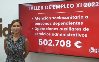 El Ayuntamiento de Elda obtiene una subvención de 502.708 euros para la puesta en marcha de dos nuevos Talleres de Empleo