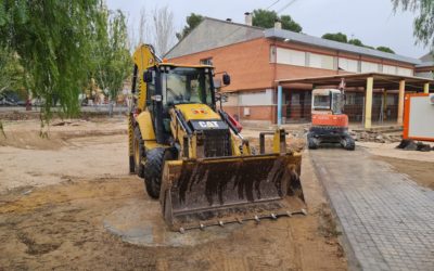 Las obras del CEIP Miguel Hernández incluidas en el Plan Edificant han comenzado esta semana con los trabajos de cimentación de un nuevo gimnasio de 423 metros cuadrados
