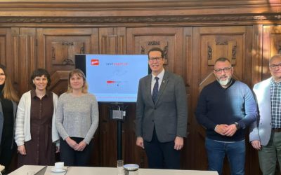 Una delegación de Elda visita Gante para conocer su proyecto Iccarus sobre rehabilitación de viviendas y su ZBE