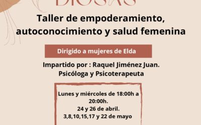 La Unidad de Igualdad del Ayuntamiento de Elda lanza dos talleres de empoderamiento y liderazgo femenino dirigidos a las mujeres