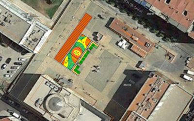 El Ayuntamiento de Elda creará una nueva zona de juegos infantiles y espacios con sombra en la Plaza de la Ficia