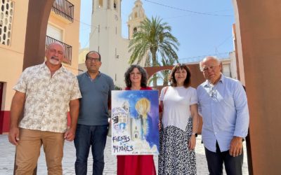 La artista eldense Marina Pérez es la autora de la portada de la revista de las Fiestas Mayores que será presentada por Juan Carlos Pastor