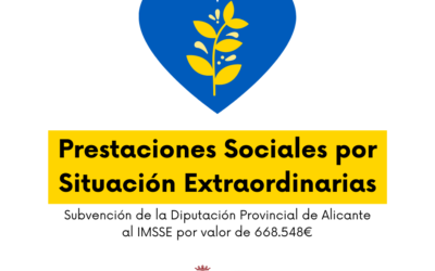 El IMSSE recibe 668.548€ de la Diputación de Alicante
