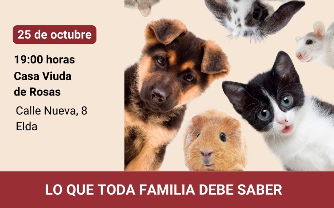 El Ayuntamiento de Elda pone en marcha una campaña informativa sobre la nueva Ley de Protección de los Derechos y el Bienestar Animal