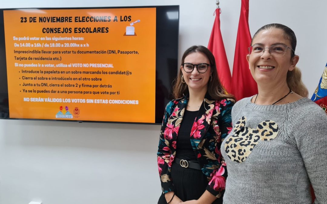 El 23 de noviembre se celebran las elecciones para la renovación del 50% de los Consejos Escolares de los centros educativos de Elda