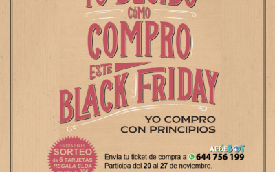 La Asociación de Empresarios de Elda, en colaboración con el Ayuntamiento, realiza una campaña promocional para incentivar la compra en el comercio local durante el ‘Black Friday’