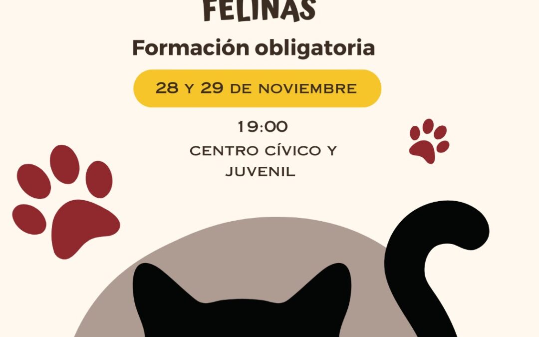 El Ayuntamiento de Elda pone en marcha una campaña formativa para las personas que colaboran en la gestión de las colonias felinas