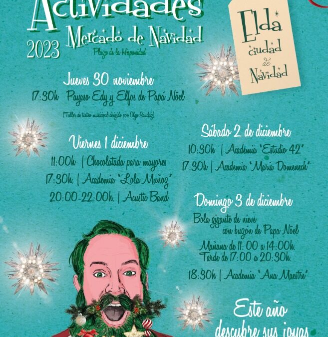 El Mercado Navideño vuelve a la Plaza de la Hispanidad con casetas de artesanía, alimentación, moda, regalos y una bola gigante de nieve con buzón de Papa Noel