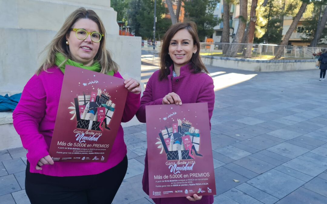 Los comercios asociados a AEDE repartirán más de 5.000 euros en premios con la campaña ‘Gana ilusión esta Navidad’ para premiar la fidelidad de sus clientes