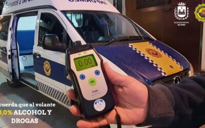 La Policía Local de Elda se suma a la campaña de la DGT y realizará controles de alcoholemia y consumo de drogas al volante durante las comidas y cenas de Navidad
