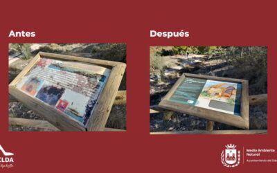 El Ayuntamiento de Elda realiza varias actuaciones para mejorar los parajes naturales de El Pantano y El Peñón del Trinitario