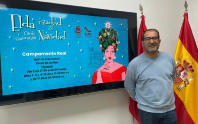 La Plaza de Arriba acogerá del 1 al 4 de enero el Campamento Real en el que se alojarán los Reyes Magos tras su llegada a Elda desde Bolón