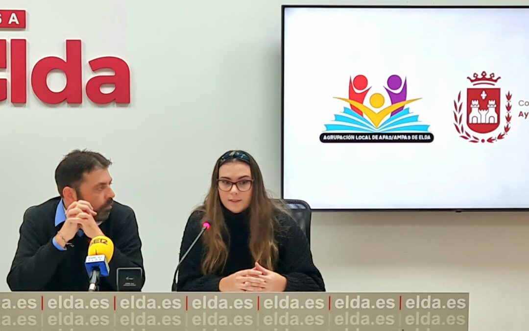 El Ayuntamiento de Elda y la Agrupación Local de Ampas rechazan el distrito único de matriculación en los centros educativos que quiere implantar la Generalitat