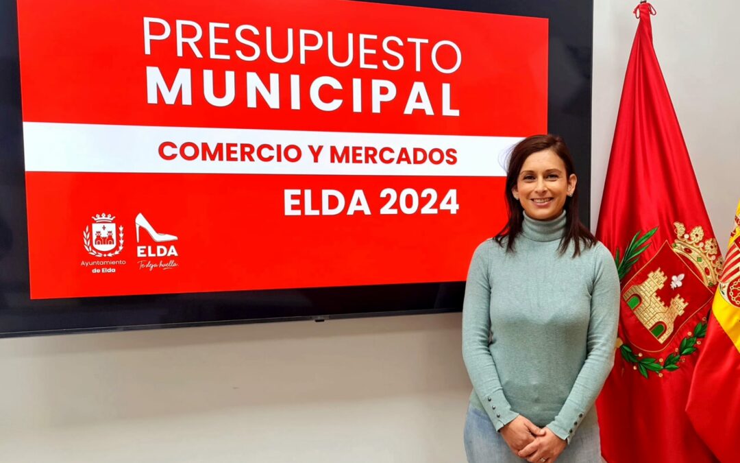 La Concejalía de Comercio y Mercados mantiene en el Presupuesto de 2024 su apuesta por apoyar el tejido comercial de Elda