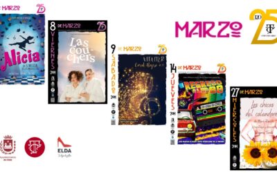 La programación del Teatro Castelar para el mes de marzo incluye dos espectaculares musicales, dos comedias y un concierto coral