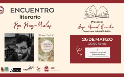 La Biblioteca Municipal Alberto Navarro acoge un encuentro literario con Pepe Pérez-Muelas que presentará su novela ‘Homo Viator’