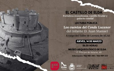 El Museo Arqueológico Municipal de Elda acoge este jueves la lectura de ‘Los cuentos del Conde Lucanor’ a cargo de ACAE