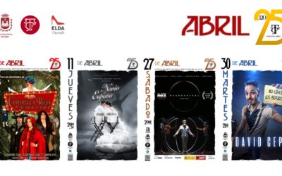 La programación del Teatro Castelar para el mes de abril incluye un musical infantil, danza,  teatro musical y los monólogos de David Cepo