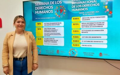 La Plaza Sagasta acogerá el sábado 14 de diciembre los actos de celebración del Día Internacional de los Derechos Humanos